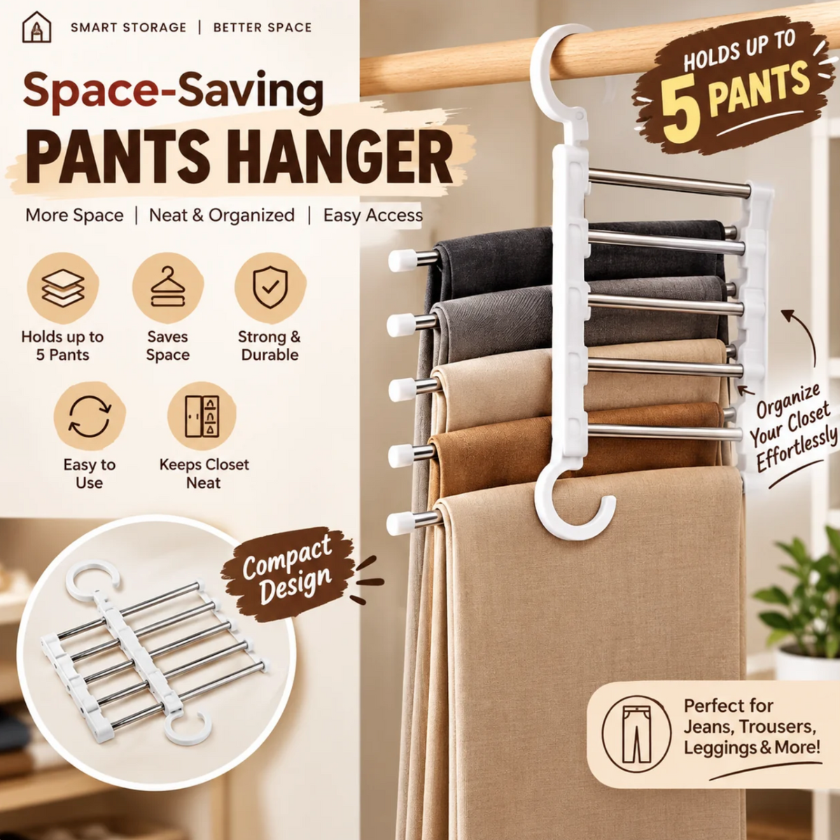 5-in-1 Magic Cloth Hanger